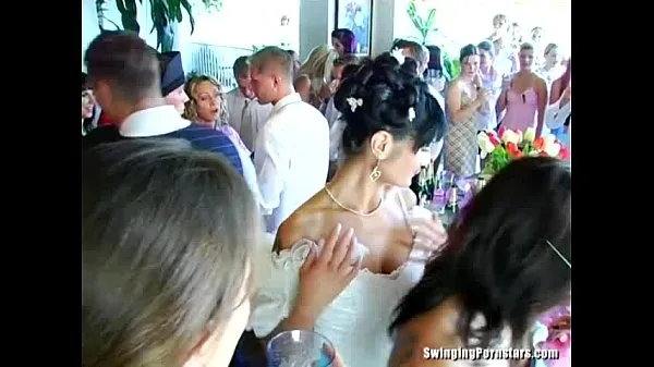 Hot Wedding whores are fucking in public fine Clips