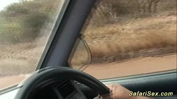 Hete backseat jeep fuck at my safari sex tour fijne clips
