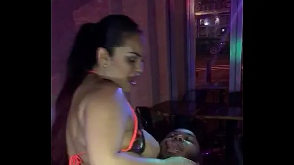 Hot Fat woman dancing at the table dance fine Clips