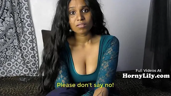 A dona de casa indiana entediada implora por trio em hindi com legendas em inglês clipes excelentes