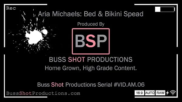Hot AM.06 Aria Michaels Bed & Bikini Spread Preview fine Clips