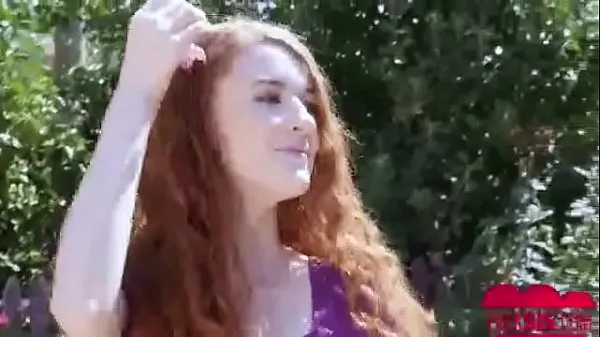 Hot Abbey Rain in Natural Red Haired Beauty fine Clips
