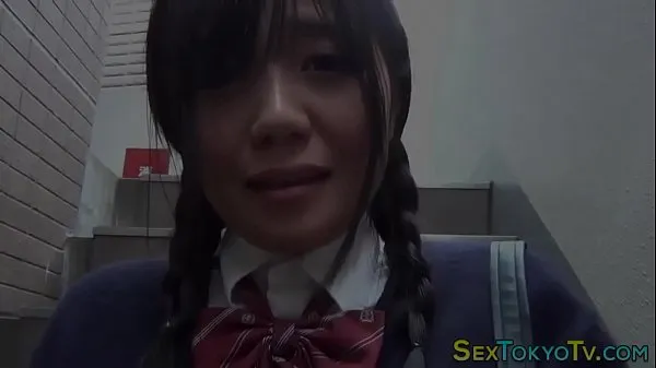 Horúce Japanese teen flashing jemné klipy