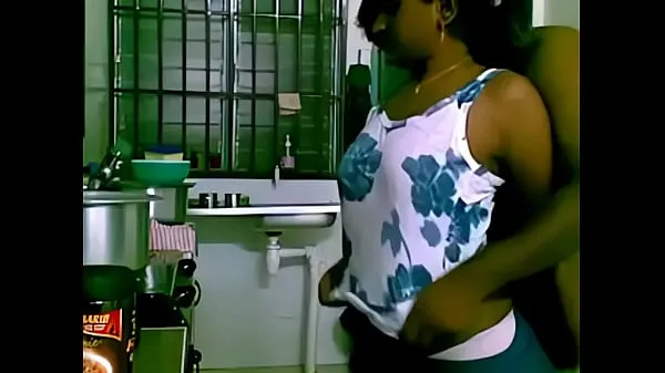See maid banged by boss in the kitchen مقاطع رائعة