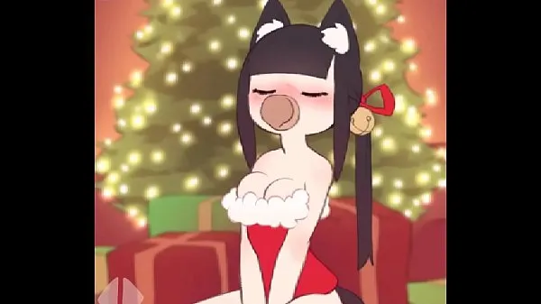 Hete Catgirl Christmas (Flash fijne clips