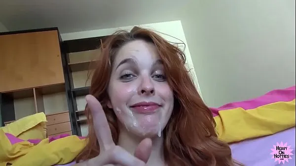 Hete POV Cock Sucking Redhead Takes Facial fijne clips