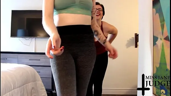 Horúce Blackmailed by Yoga Booty with Lux Lives jemné klipy
