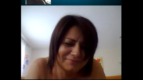 Italian Mature Woman on Skype 2 مقاطع رائعة