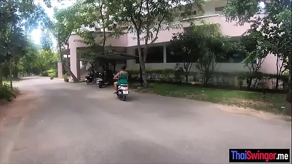 Hot Thailand motorbike tour and bareback fuck fine Clips