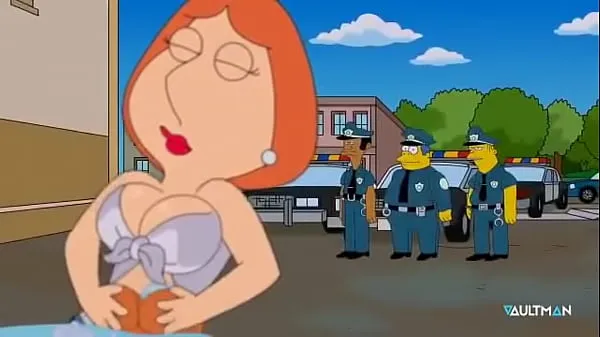 Kuumia Sexy Carwash Scene - Lois Griffin / Marge Simpsons hienoja leikkeitä