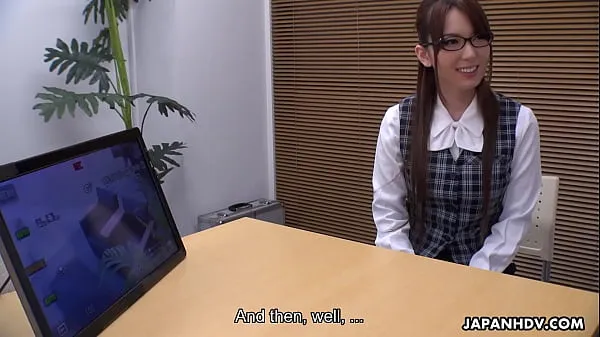 Heta Japanese office lady, Yui Hatano is naughty, uncensored fina klipp