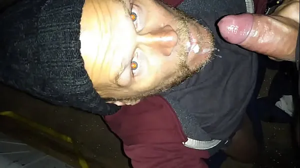 Heta sucking Russian delivery guy in his truck first time fina klipp