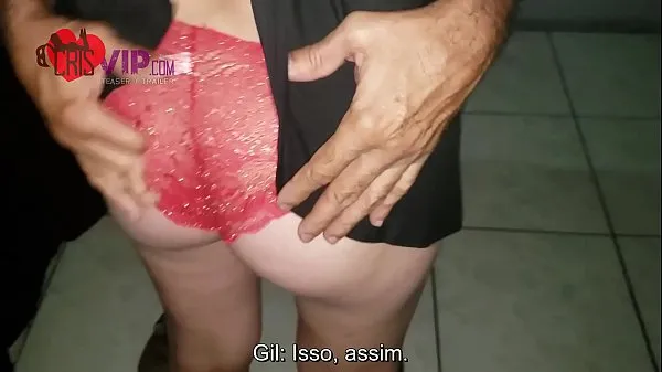 Gorące Slutwife with two guys humiliating her cuckold husband, he jacked off for the guys - Cristina Almeida - SEXSHOP - Part 1/2 świetne klipy