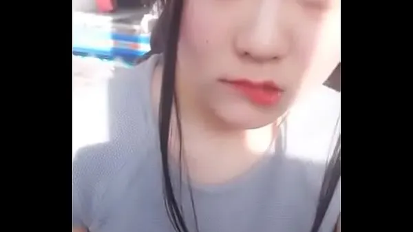Chinese cute girl Klip halus panas