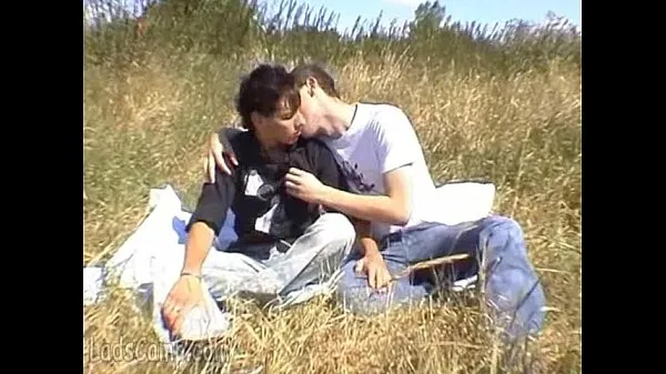 Hot Cute mates get from a chat to a gay fuck outdoors fine Clips
