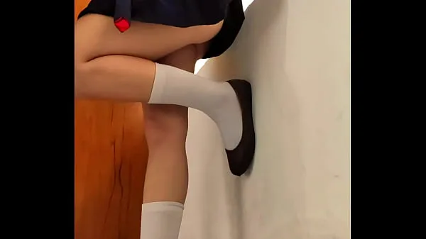 Teenage fucked and creampied standing against the window in empty classroom Clip hay hấp dẫn