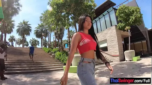 Hot Amateur Thai teen with her 2 week boyfriend out and about before the sex fine Clips