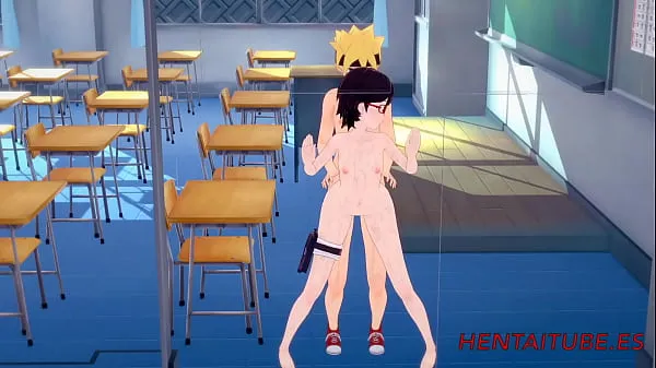 ホットな Naruto Hentai - Fucks Sarada At - Hard sex with crempie 素晴らしいクリップ