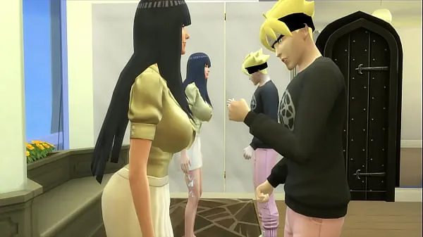 Vroči Naruto Cap 6 Hinata talks to her and they end up fucking. She loves her stepson's cock since he fucks her better than her husband Naruto fini posnetki