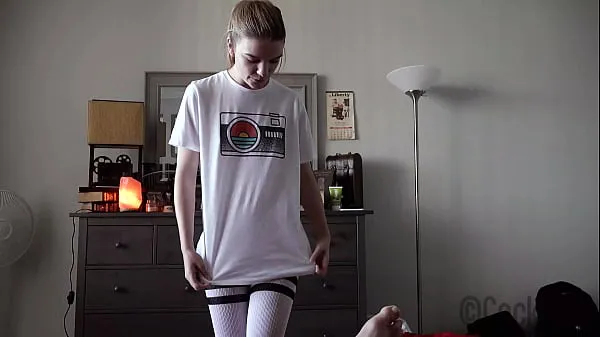 Hot Seductive Step Sister Fucks Step Brother in Thigh-High Socks Preview - Dahlia Red / Emma Johnson fine klipp