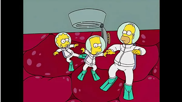 Homer e Marge tendo sexo subaquático (feito por Sfan) (nova introdução clipes excelentes