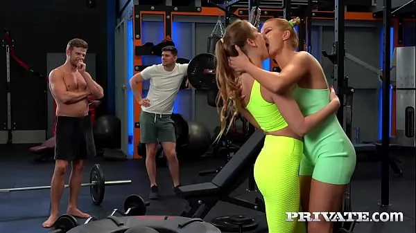 Hot Stunning Babes Alexis Crystal, Cherry Kiss and Martina Smeraldi milk 2 studs at the gym! Deepthroat, anal, squirting, fisting, DP and more in this wild orgy! Full Flick & 1000s More at fine Clips