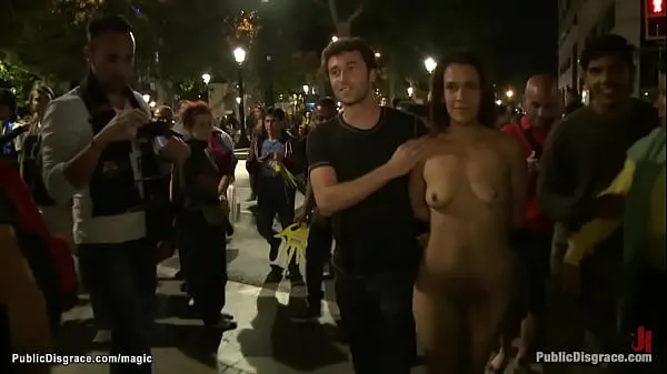 Hot Euro slut naked public humiliated fine Clips