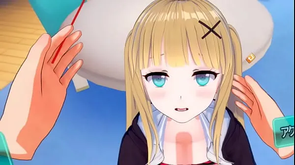 Καυτά Eroge Koikatsu! VR version] Cute and gentle blonde big breasts gal JK Eleanor (Orichara) is rubbed with her boobs 3DCG anime video ωραία κλιπ