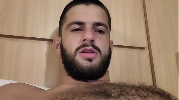 HOT MALE - HAIRY CHEST BEING VERBAL AND COCKY مقاطع رائعة