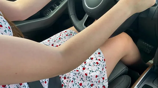 Hot Stepmother: - Okay, I'll spread your legs. A young and experienced stepmother sucked her stepson in the car and let him cum in her pussy fine Clips