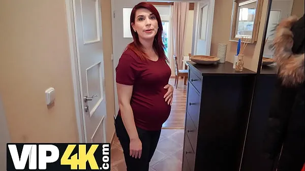 Hot DEBT4k. Bank agent gives pregnant MILF delay in exchange for quick sex fine Clips