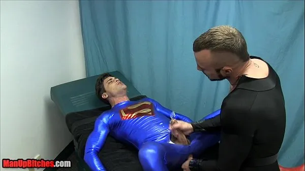 The Training of Superman BALLBUSTING CHASTITY EDGING ASS PLAY مقاطع رائعة