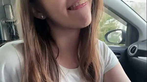Hete I gave a ride to a student and fucked her in the car fijne clips