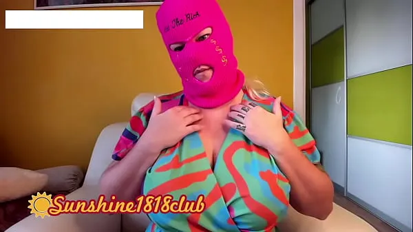 Hot Neon pink skimaskgirl big boobs on cam recording October 27th fine Clips