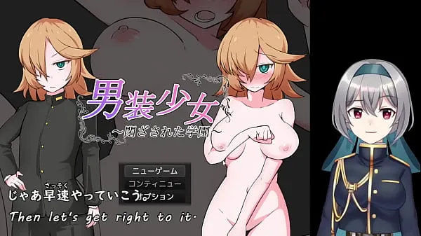 Kuumia Cross Dresser Girl ~Closed Academy~[trial ver](Machine translated subtitles)1/2 hienoja leikkeitä
