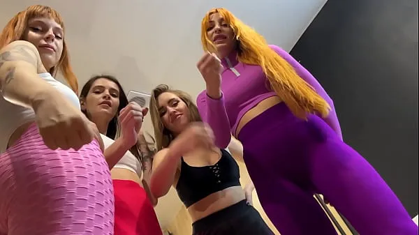 Hot Worship the Mistresses Butts and Follow Their JOI - Group POV Ass Worship Femdom fine Clips
