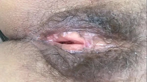 Hot Look at my hairy pussy wide open after having fucked, I love being fucked fine Clips