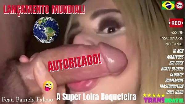 Hot WORLD LAUNCH! AUTHORIZED! PAMELA FALCÃO - The Super Blonde Blowjob fine Clips