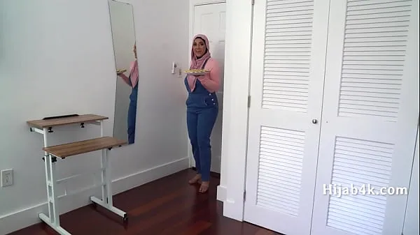 گرم Corrupting My Chubby Hijab Wearing StepNiece عمدہ کلپس