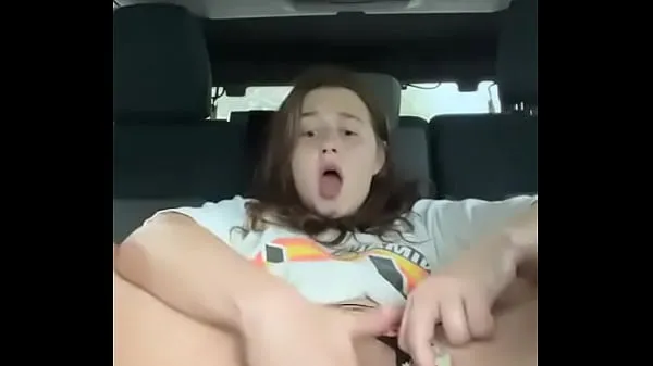 Crazy chubby masturbates in the car (AlanaRose8 คลิปดีๆ ยอดนิยม