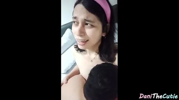 beautiful amateur tranny DaniTheCutie is fucked deep in her ass before her breasts were milked by a random guy مقاطع رائعة