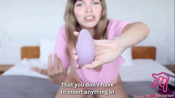 1st time Trying Air Pulse Clitoris Suction Toy - MyBadReputation Klip halus panas