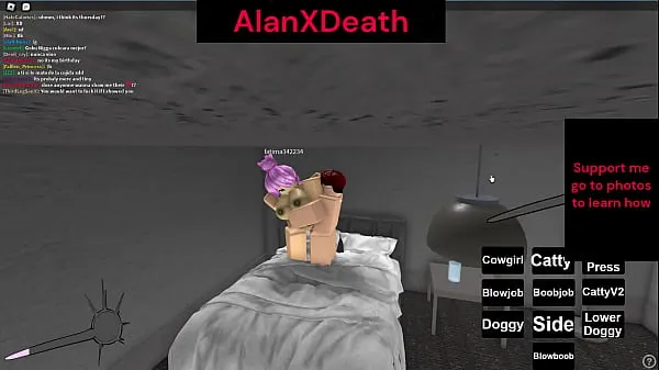 She was not speaking english so i did a quickie in roblox Klip halus panas