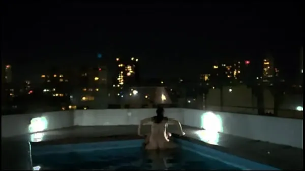 The water wasn't enough to put out the fire, so we had sex in the pool. ( my first time in a pool Klip bagus yang keren