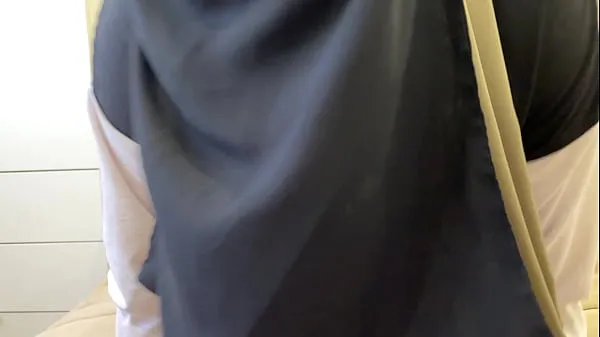 Hot Syrian stepmom in hijab gives hard jerk off instruction with talking fine Clips