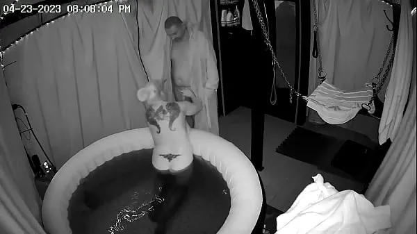 Horúce Wife swallows lover in the hot tub jemné klipy