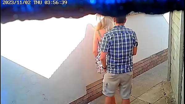 Daring couple caught fucking in public on cctv camera مقاطع رائعة