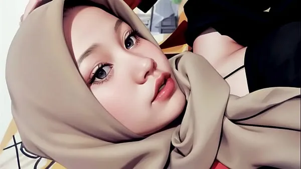 Hete Hijab lubricant jerking girlfriend newest fijne clips