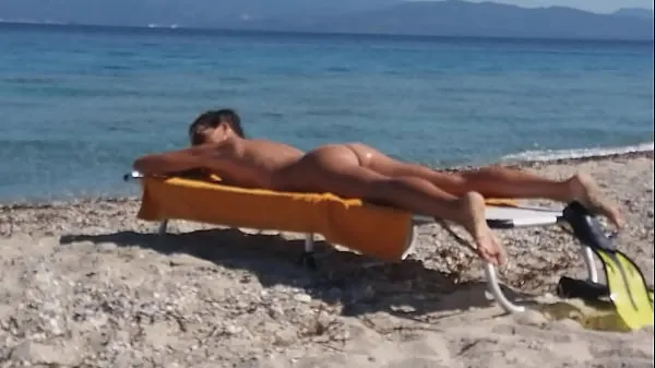 Hete Drone exibitionism on Nudist beach fijne clips